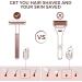 Zomchi Safety Razor for Women - Double-Blade Metal Razor with 10 Blades Purple Shaving Set Perfect for All Double-Blade Razors - Buy Online on GoSupps.com