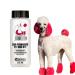 OPAWZ Semi-Permanent Dog Hair Dye Food-Grade Pigment Dog Dye Non-Toxic Pet Hair Dye for Dogs Cats and All Pets Can be Bathed (Strawberry Red)
