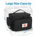 Jaffzora Medicine Organizer Bag - Pill Bottle Storage Box for Nurses | Home Health Nurse First Aid Travel Bag - Black - Buy Online on GoSupps.com