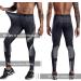 OEBLD Men's Compression Pants UV Blocking Running Tights - 1 or 2 Pack | Gym Yoga Leggings for Athletic Workout | Black Small - Buy Online on GoSupps.com