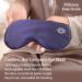 Miloney Heated Eye Mask - Cordless Washable Silk Sleep Mask for Relaxation & Travel | Perfect Gift for Birthdays & Valentine's Day - Buy Online on GoSupps.com