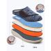 Buy Men's Adjustable Strap Diabetic Slippers | Wide Walking Orthopedic Shoes for Edema | Comfortable Grey Slippers for Grandparents - Size 12 - Buy Online on GoSupps.com