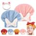GDSAFS New Super Absorbent Hair Towel Wrap for Wet Hair Microfiber Hair Towel Wrap Quick-Drying Thickened Soft Bow Tie Hair Towel Wrap Dry Turban Wet Hair Towel Wrap for Women (Blue&Pink)
