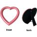 Yeekea Heart Shape Makeup Mirror - Pink | Cosmetic Desktop & Wall Hanging Mirror - Buy Online on GoSupps.com