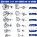 Stainless Steel Body Piercing Tool Set with 12 Pairs Stud Earrings - Blue - Buy Online on GoSupps.com