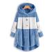 Buy Hanxiulin Oversized Plush Fleece Jacket for Women - Warm Long Winter Parka & Transition Coat in Light Blue - Buy Online on GoSupps.com