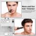 Smity Rechargeable Nose Hair Trimmer with Dual Edge Blades and LED Light - Painless Cordless Ear and Eyebrow Trimming Tool for Men and Women - Buy Online on GoSupps.com