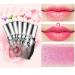 Titimore 6-Piece Crystal Jelly Lipstick Set | Magical Temperature Color Change & Long-Lasting Moisture | Flower Jelly Lip Balm & Clear Lip Gloss (Black) - Buy Online on GoSupps.com