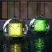 Linkax solar pool light pool lighting solar water floating lamps solar floating ball waterproof pond lighting color change for garden tree pond swimming pool party (2 pieces)