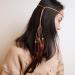 TseenYi Gypsy Feather Headband Hair band Boho Feather Hair Band Beaded Feather Tassel Headband Jewelry for Women and Girls Christmas Stage Performance(Brown) - Buy Online on GoSupps.com