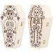 Psytfei 2Pcs Hamster Coffin DIY Unfinished Wooden Coffin Box for Small Pet Funerals Halloween Party Decoration 17.7x9.5x4.9cm(Skull Head) - Buy Online on GoSupps.com
