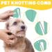 10-Piece Cat Knot Comb Set - Pet Hair Removal & Massage Brush for Cats - Green Pet Care Tool - Buy Online on GoSupps.com