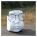 Glasses holder stand glasses sunglasses br) glasses spectacle holder stand sunglasses display rack sculpted nose for glasses or sunglasses decorative gift (color: b)