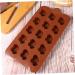 Milisten 4 Pcs Biscuit Mold Small Roasting Pan Cartoon Chocolate Molds Silicone Chocolate Trays Dessert Mould Silicone Jelly Silicone Molds for Baking Ice Pop Molds Child Candy Die Plate - Buy Online on GoSupps.com