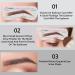 Eyebrow Stamp Double-ended Brow Cream Stamp with 2 Colour Long-Lasting Nature Eye Brow Powder 10 Reusable Eyebrow Stencils 2 Eyebrow Pen Brushes (Brown & Medium Brown) - Buy Online on GoSupps.com