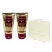 Bath & Body Works Luminous 2 Piece Mini Body Cream Bundle with a Natural Oats Sample Soap - Travel Size