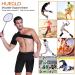 HUEGLO Right Shoulder Brace - Men & Women Rotator Cuff Support for Pain Relief - Buy Online on GoSupps.com