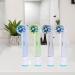 MELTU 2 Pcs Toothbrush Head Covers for Oral B Electric Toothbrush Round Heads - Transparent 2 - Buy Online on GoSupps.com