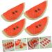Alipis 4pcs Simulated Watermelon Slices Ornament Realistic Fruit Teaching Aid Pendant Student Fake Fruit Picture 1 5.30X2.50X2.50CM - Buy Online on GoSupps.com
