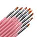 8 Piece Nail Art Brush Set - Reusable Flower Painting & Dotting Tools for Perfect Detailing - Buy Online on GoSupps.com