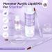 SAVILAND Acrylic Liquid Monomer 8.16 fl.oz - Pure EMA Nail Liquid with Brush Cleaner & 3 Acrylic Brushes | Perfect for Home Nail Salon & Extensions - Buy Online on GoSupps.com