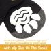 SCIROKKO Anti-Slip Dog Socks (3 Pairs) - Adjustable Pet Paw Protection with Golden Paw Pattern - Indoor Traction Control - Size L (Paw width 3.13 in) Black - Buy Online on GoSupps.com