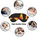 SSIMOO Butterfly Print Ultra-Soft Eye Mask - Light-Blocking for Comfortable Sleep | International Shipping - Buy Online on GoSupps.com
