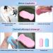 Savita 2 Pcs Exfoliating Bath Sponges - PVA Dead Skin Shower Sponge for Adults & Children - Reusable Body Sponge - Blue & Pink - Buy Online on GoSupps.com