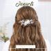 Gold Butterfly Wedding Hair Vine - Crystal Pearl Bridal Headband - Buy Online on GoSupps.com