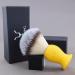 JAG Shaving Razor Brush - Synthetic Silver Spitzhaar Shaving Brush for Men & Women - Yellow Shaving Cream Brush - Perfect Match for Your Razor - Buy Online on GoSupps.com