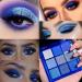 Blue Eyeshadow Palette Glitter Eye shadow Makeup ,Navy Blue Eyeshadow Shiny Sparkle Shimmer Glitter blue Eyeshadow Waterproof Pallete,royal blue Glitter Blue Eye Eyeshadow Make Up(E) C