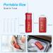 Enpuly Cordless Water Flosser for Teeth - Rechargeable Dental Oral Irrigator with 5 Jet Tips, 3 Modes, IPX8 Waterproof - Portable for Travel & Home Use (Red Gold) - Buy Online on GoSupps.com