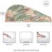 Tropical Leaves Dry Hair Cap Set - 2 Piece Quick Drying Towel & Button Headband | Super Absorbent & Comfortable - Buy Online on GoSupps.com