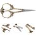 Buy Reusable Stainless Steel Eyebrow Scissors - Multi-Function Beauty Accessory for Eyebrows & Nose Hair | International Shipping Available - Buy Online on GoSupps.com
