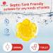 Simple Life Fresh Flower Stamp Toilet Gels Variety Pack - 32 Stamps, Pack of 4 - Limescale & Stain Removal with Air Freshening Scent - Deodorizing Clean - Blue & Yellow - Buy Online on GoSupps.com
