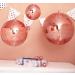 2400pcs Rose Gold Mirrors Mosaic Tiles Sticker - Self Adhesive Craft Glass Tiles 5mm by 5mm - Buy Online on GoSupps.com
