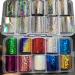 Holographic Transfer Nail Foil Sticker Set - Silver Laser Nail Decals & Strip Tape for Art Design Decoration - 30 Rolls in Total - Buy Online on GoSupps.com