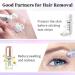 Beauty7 Cold Wax Strips for Eyebrows - Pain-Free Precise Depilation for High-Arched Eyebrow Shape - Quick & Easy Waxing Solution for Women | International Shipping Available - Buy Online on GoSupps.com