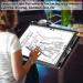 Upgraded A2 Light Pad | 3-Color Settings | Stepless Brightness Adjustment | Large Tracing Board 25x18 INCH with Clips - Buy Online on GoSupps.com
