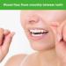 Organic Bamboo Dental Floss - Waxed PFAS-Free Biodegradable & Vegan - Mint Coconut & Strawberry (32 yd 7 yd) - Eco-Friendly & Cruelty-Free - Buy Online on GoSupps.com