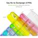 AUVON Weekly Pill Organizer 3-Times-A-Day | Portable 7 Day Pill Box Case | Large Separate Compartments for Medication, Vitamins, Fish Oil | Clear - Buy Online on GoSupps.com