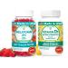 Lunakai USA Made Low Dose Melatonin & Vitamin D3 Gummies Bundle Sleep Bone & Immune Support 60 Non-GMO Gummies Each