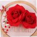 FRCOLOR Hair Comb lumae luminance Bridal rose headpiece Red hair comb garlands for decor bride hair clip Bride Hair Comb decorative hair combs Bridal Headdress Rose Hair Comb - Buy Online on GoSupps.com