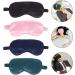 HEALLILY 4Pcs Adjustable Blackout Sleep Mask - Silk Eye Cover for Travel & Camping - Comfort & Style for Women - Buy Online on GoSupps.com