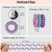 JessLab Spiral Hair Ties 20 Pcs - Traceless Phone Cord Hair Accessories for Girls & Women - No Crease Plastic Coil Ponytail Holders - No-Damage Headband - Lustrous Finish - Buy Online on GoSupps.com