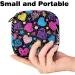 Colorful Hearts Storage Bags for Women's Bandages & Menstrual Products | Portable Tampon & Pad Holders for School & Office - Buy Online on GoSupps.com