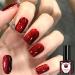 Red Gel Nail Polish Set Glitter Dark Red Burgundy Cherry Red Gel Polish Sets Soak Off LED/UV Lamp Manicure Long Lasting Nail Varnish Kit for Christmas Women Nail Art Salon DIY Home - Buy Online on GoSupps.com