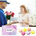 Stress-Relief Bath Bombs Set for Women - Natural Ingredients, Various Scents - Perfect Spa Gift for Girls - Buy Online on GoSupps.com