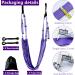 Wavata Aerial Yoga Hammock - Nylon Yoga Swing for Ballet Pilates & Gymnastics | Purple Anti-Gravity Loop for Flexibility Training - Buy Online on GoSupps.com