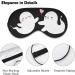 LynaRei Halloween Ghosts Sleep Mask - Happy Ghost Trick Or Treat Blindfold for Full Night's Sleep, Travel, and Nap - Buy Online on GoSupps.com